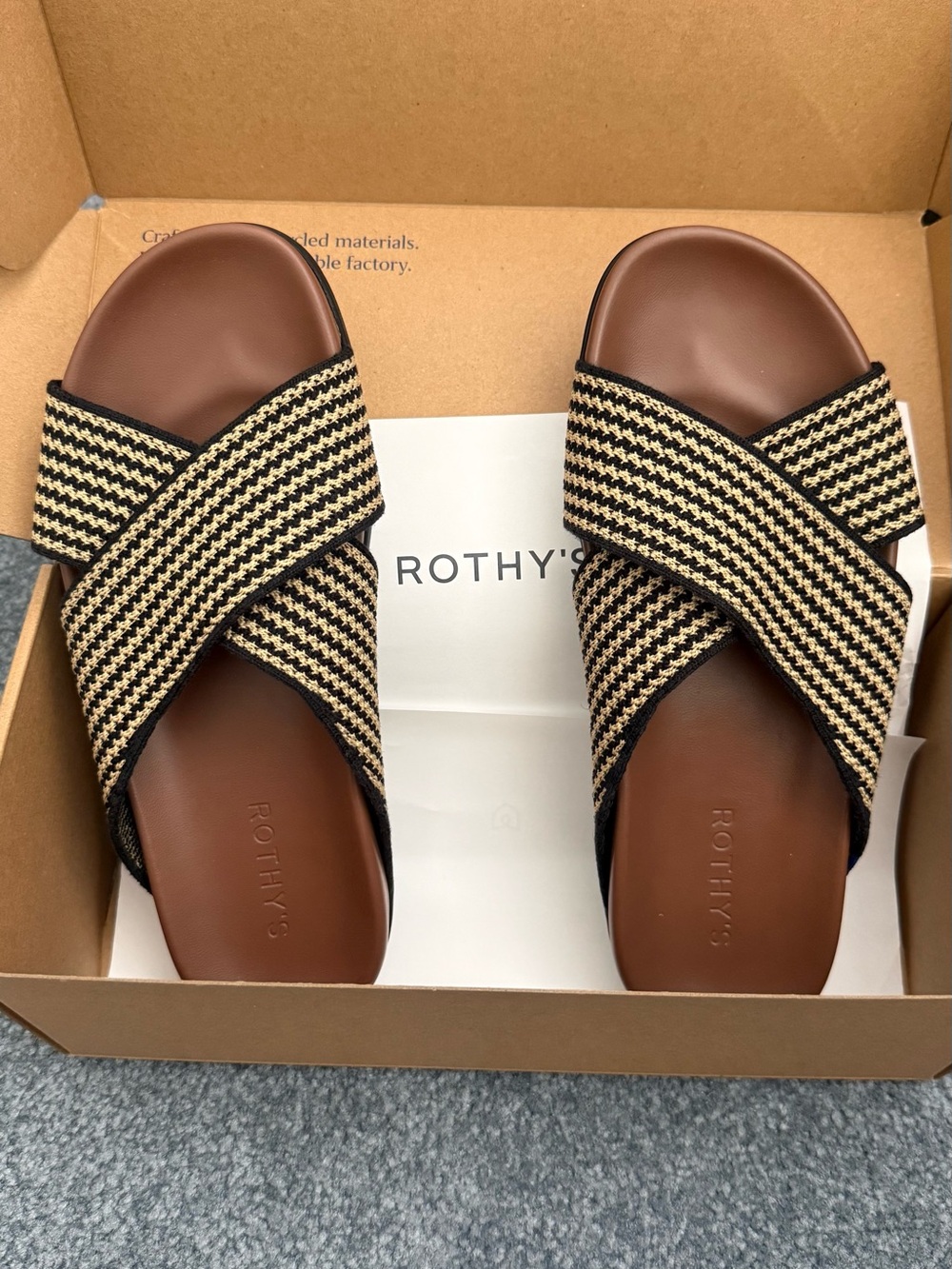 NWT Rothy's Women's The Weekend Sandals - Picture 2 of 5